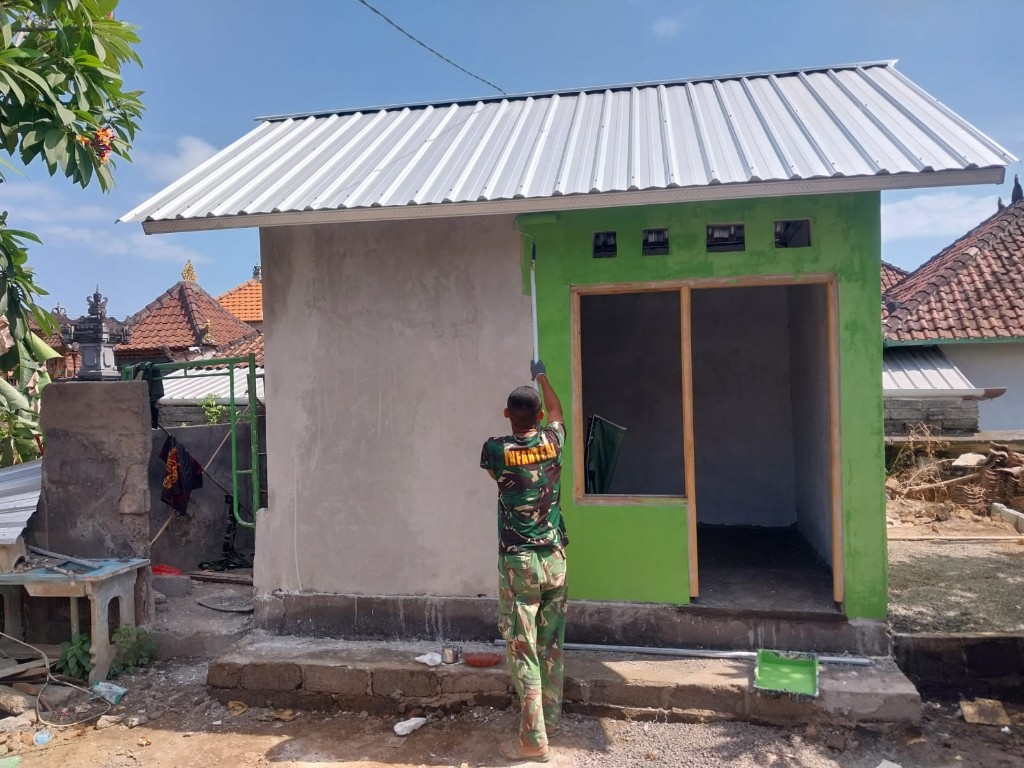 Satgas TMMD Ke-130 Kodim 1610/Klungkung Tuntaskan Rehab RTLH...