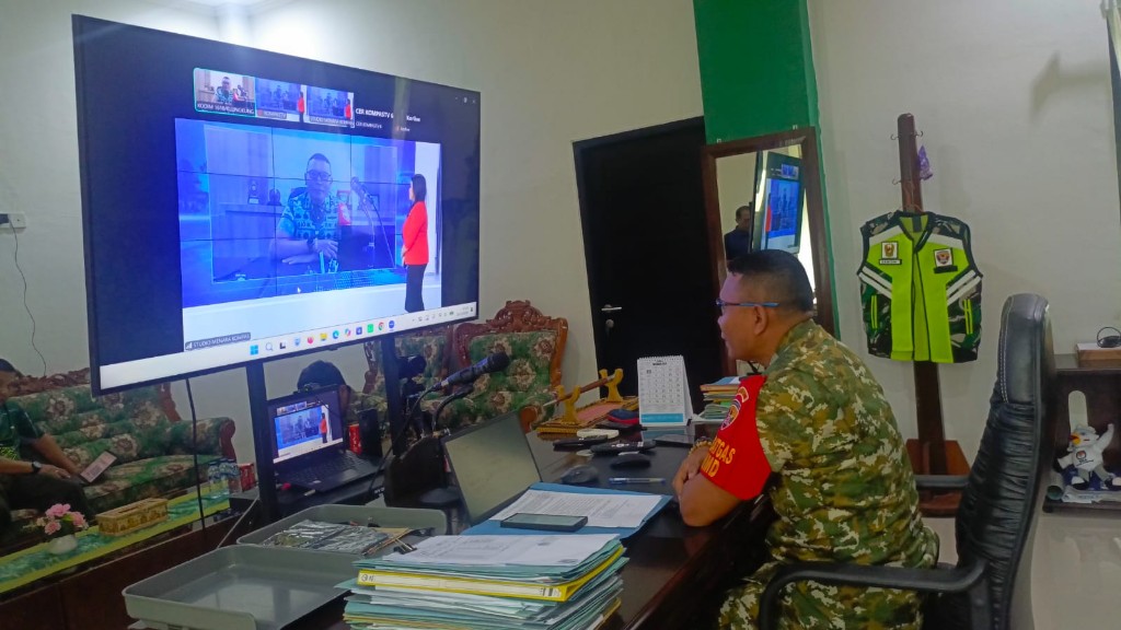 Gamblang dan Lugas,  Dansatgas TMMD Kodim Klungkung Bicara di Kompas TV Dewata Tentang TMMD di Desa Tihingan