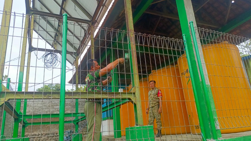 Satgas TMMD Kodim Klungkung Tuntaskan Revitalisasi Sumur Bor II  Dusun Pau