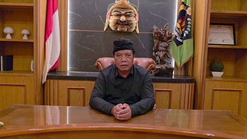 Ketua DPRD Kabupaten Klungkung Anak Agung Gde Anom, S.H. mengucapkan selamat hari Bhayangkara ke 79 Polri untuk masyarakat